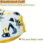 Haimoburg 3 Pcs Waterproof Long Sleeves Baby Bibs Weaning Smock Bib 3-24 Months - Image 5